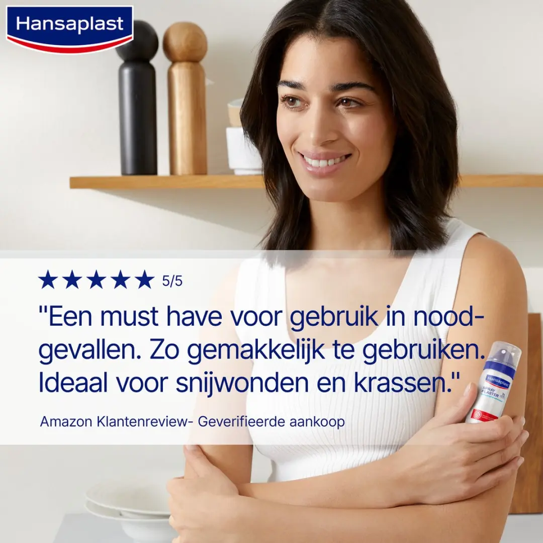 Hansaplast Pleister Spray Waterproof 32,5ml - Aluminium