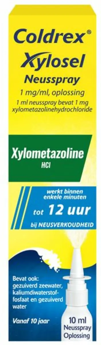Coldrex Xylosel Neusspray 1.0mg/ml - 2x10ml