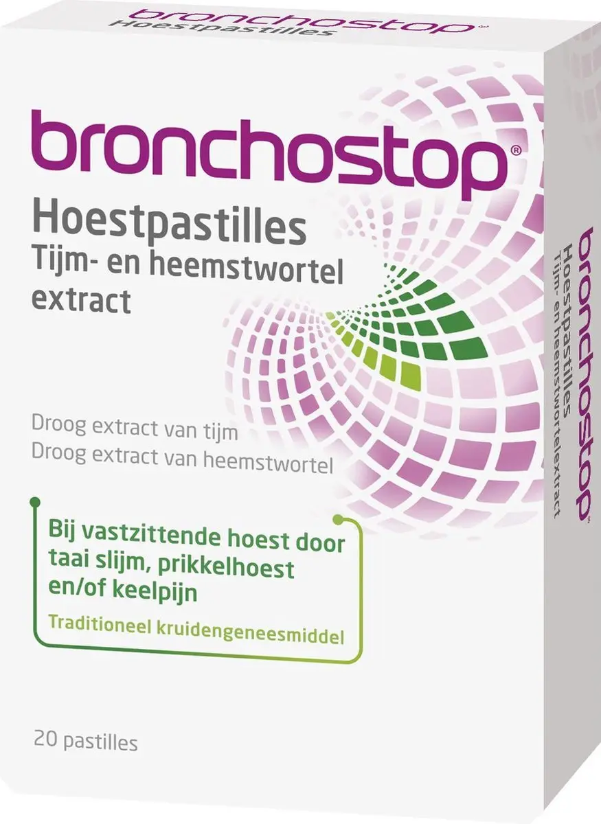 Bronchostop Hoestpastilles 20 Stuks