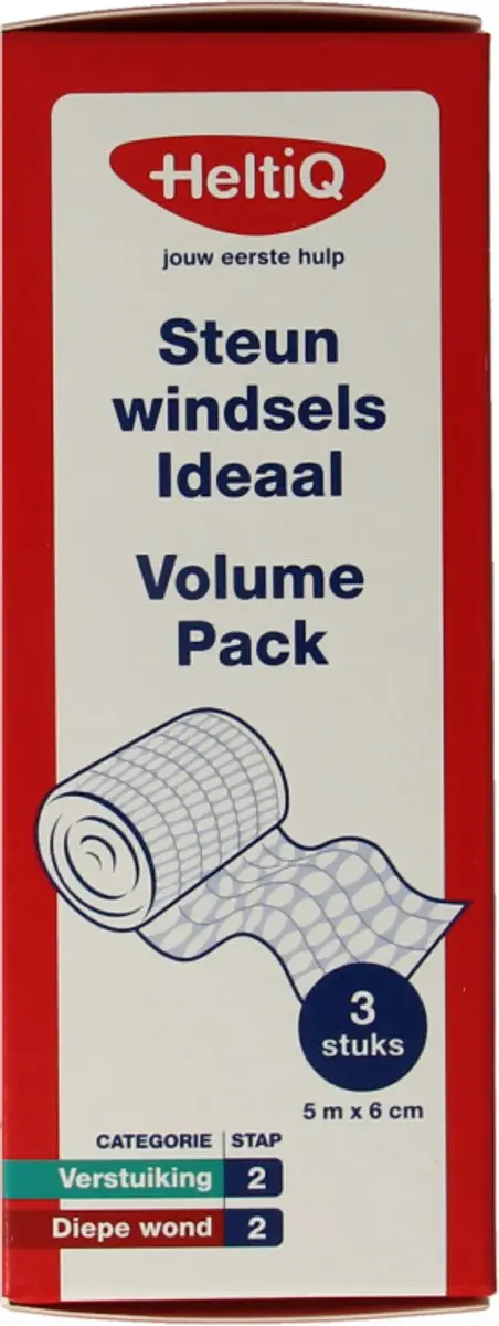 HeltiQ Steunwindsel Ideaal Volume - 3 Stuks - Wit