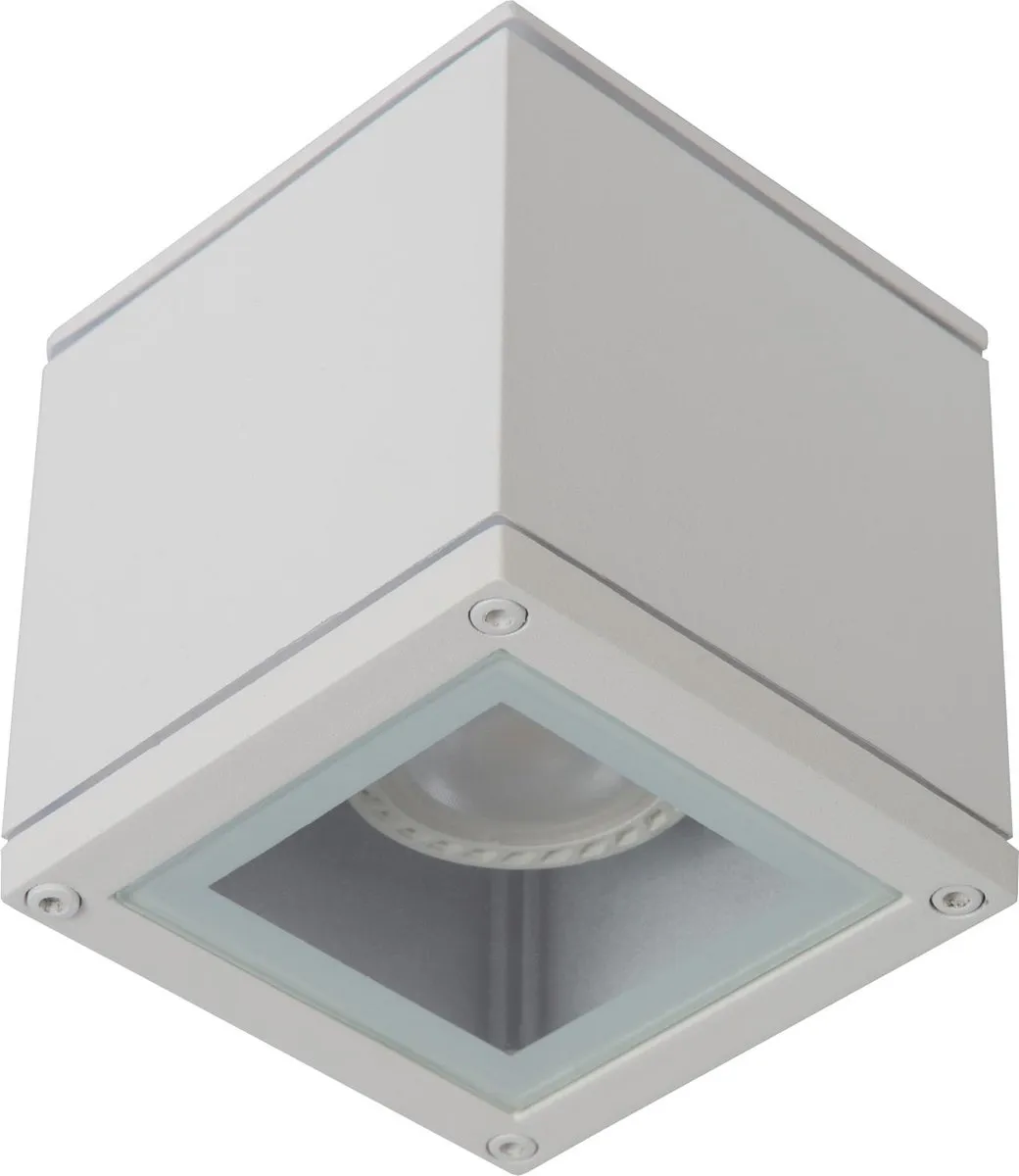 Lucide AVEN Plafondspot GU10 IP65 - Wit