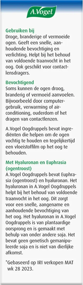 A.Vogel Oogdruppels 2x10ml