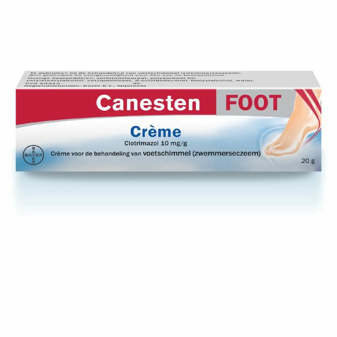 Canesten Voetcrème 20ml - 2 Stuks