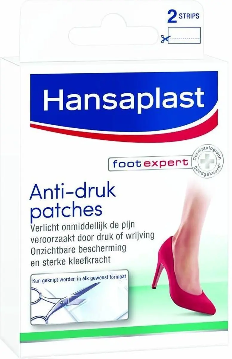 Hansaplast Anti-Druk Pleisters Likdoorn - Transparant - 2 Stuks