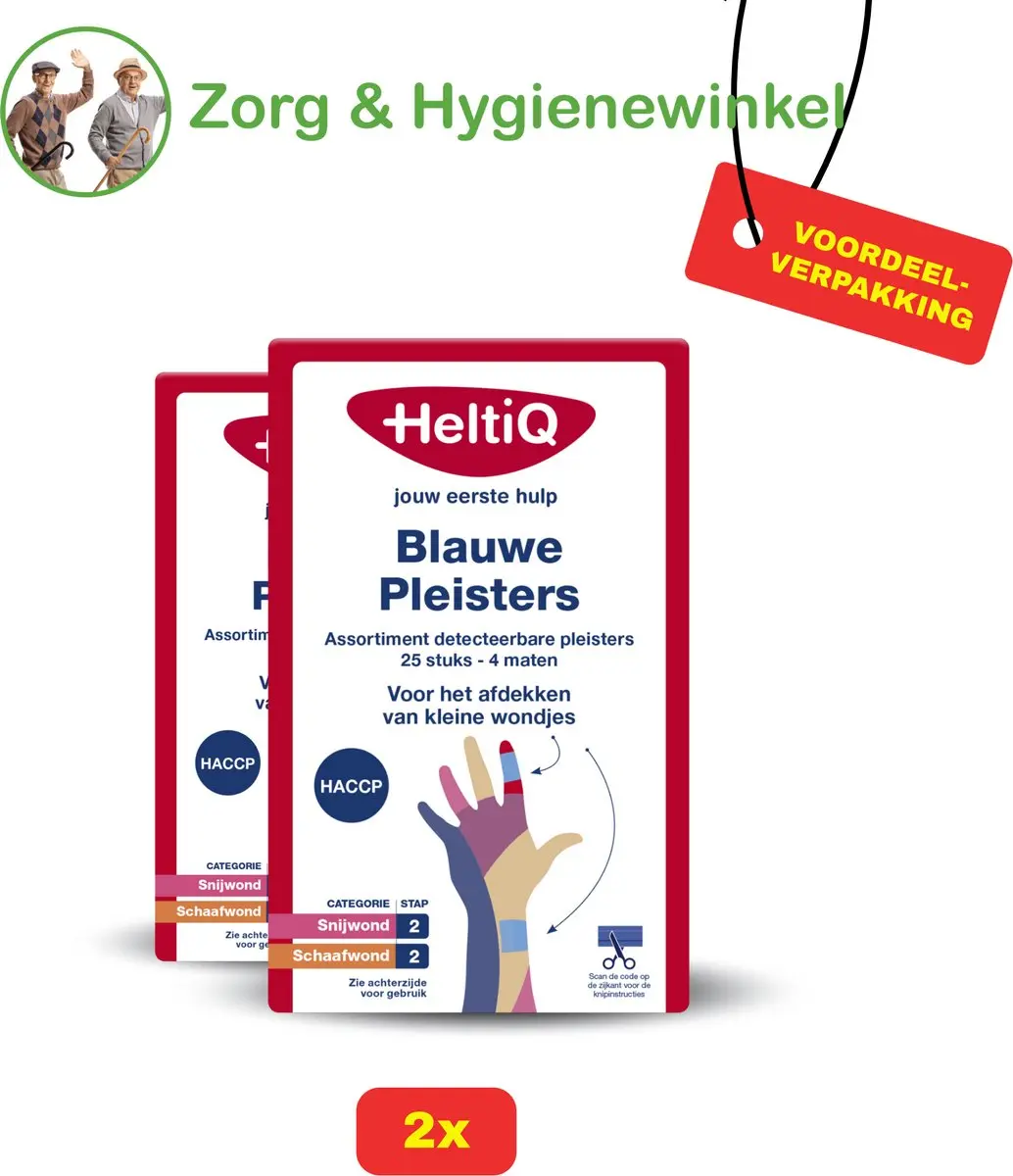 Heltiq Detecteerbare Blauwe Pleisters