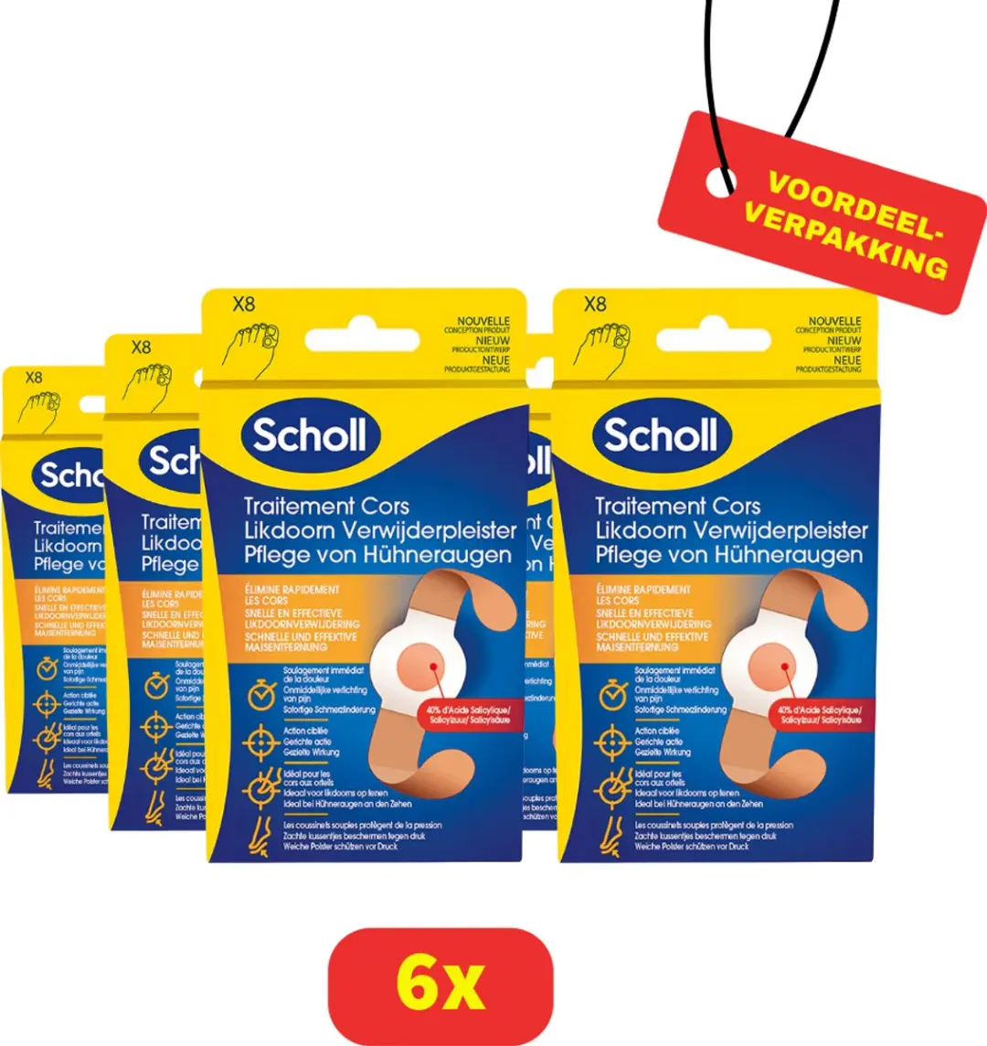 Scholl Likdoorn Verwijderpleisters
