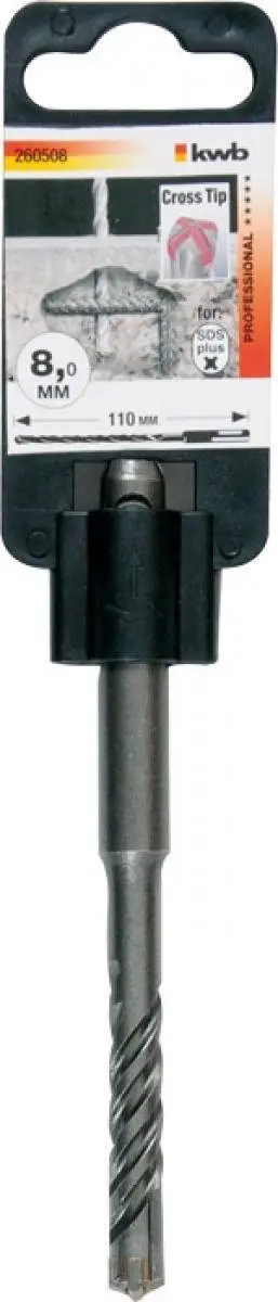 KWB 260508 Hamerboor SDS-Plus 8.0mm - Beton