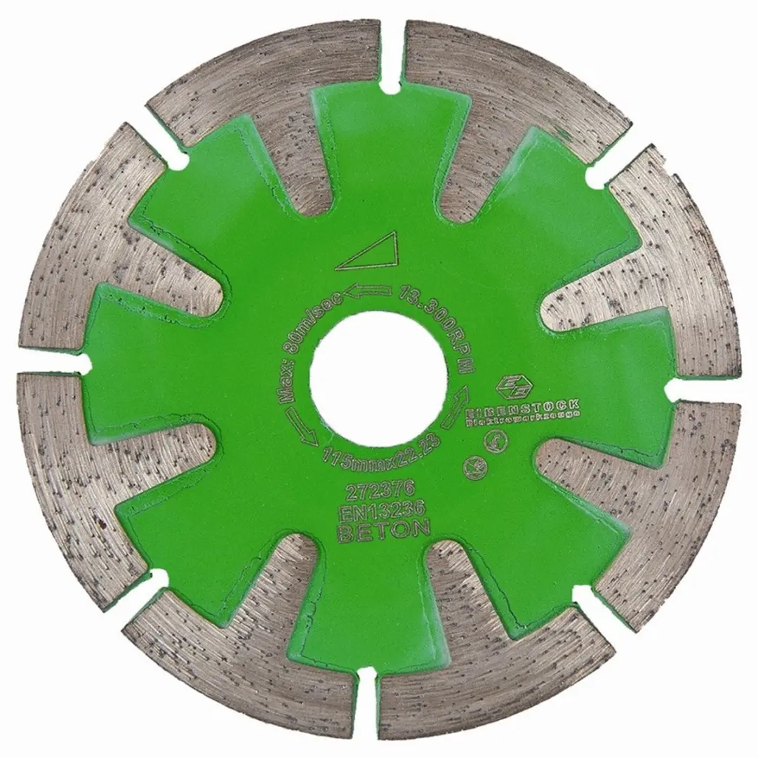 Eibenstock Diamantzaagblad 115mm Curve 12.323.03