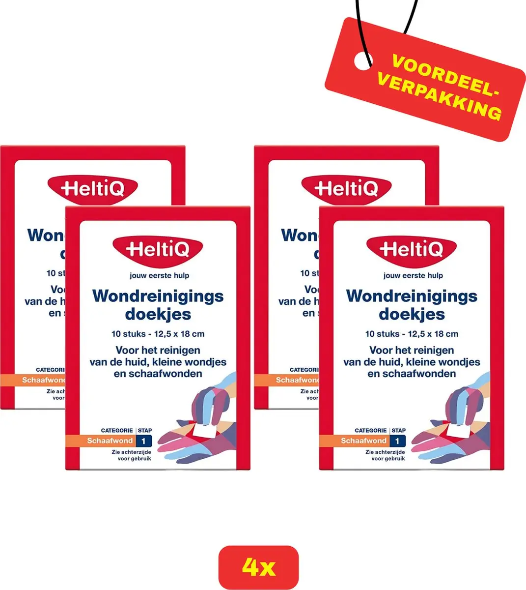 HeltiQ Wondreiniging Doekjes