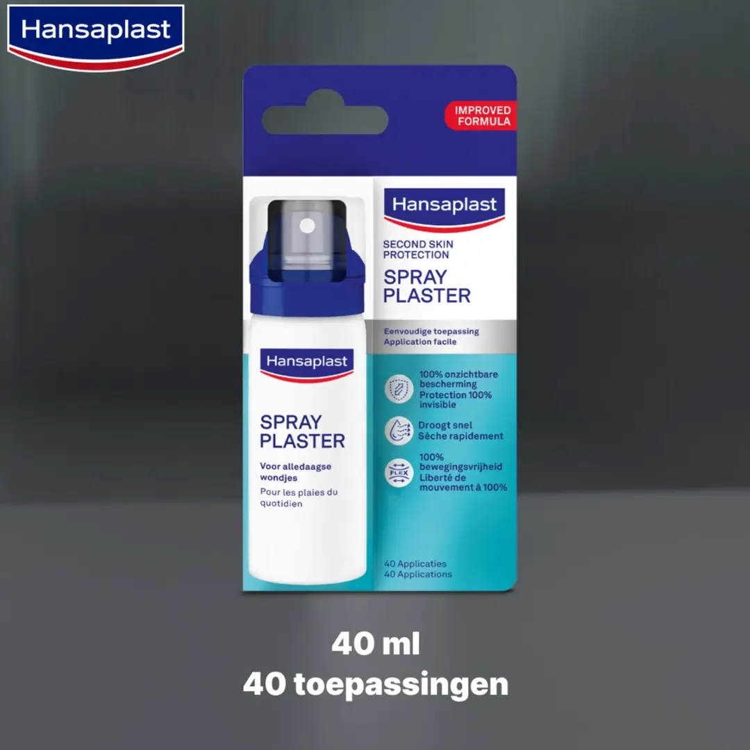 Hansaplast Second Skin Spray Pleister 40ml - Transparant