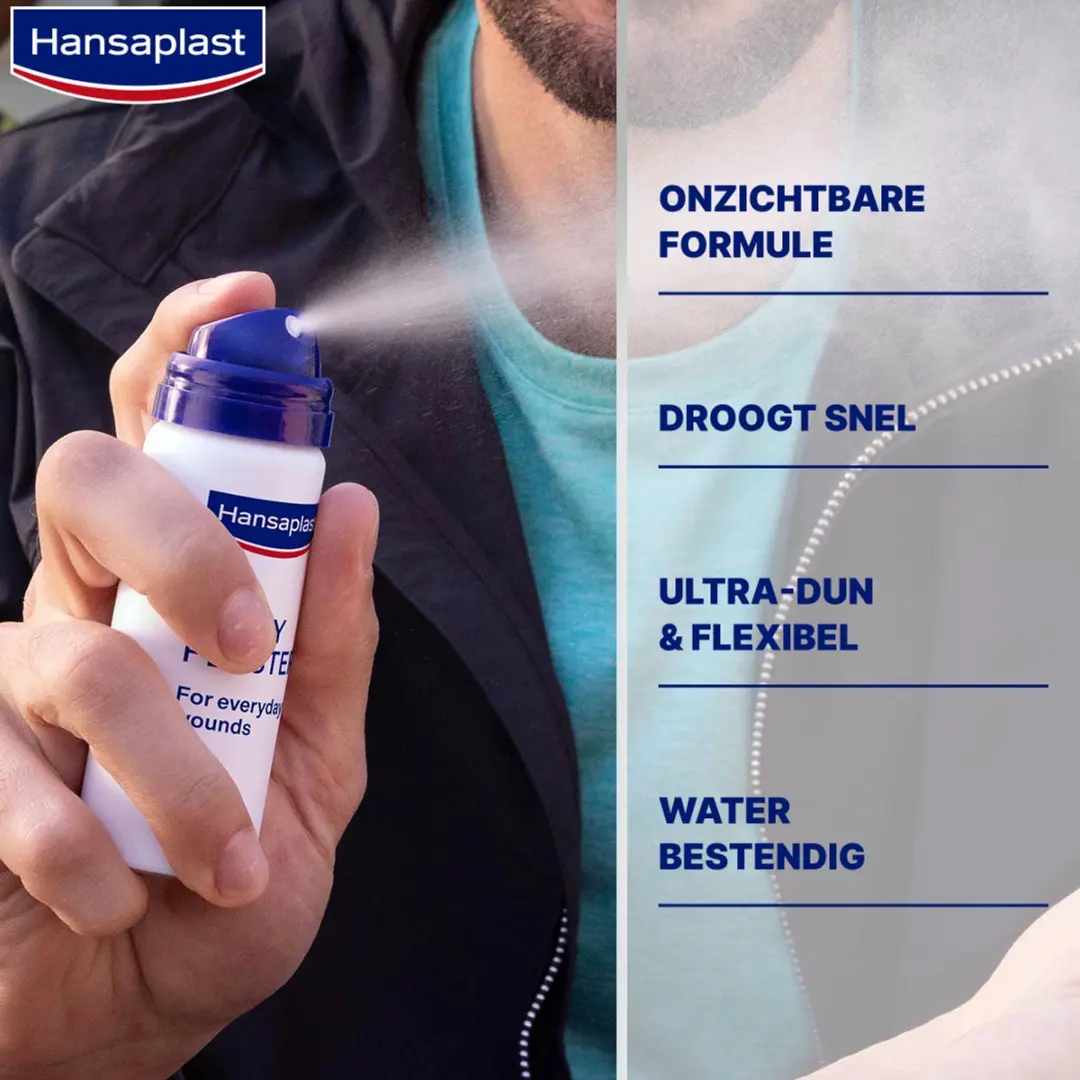 Hansaplast Second Skin Spray Pleister 40ml - Transparant - afbeelding 6 van 6