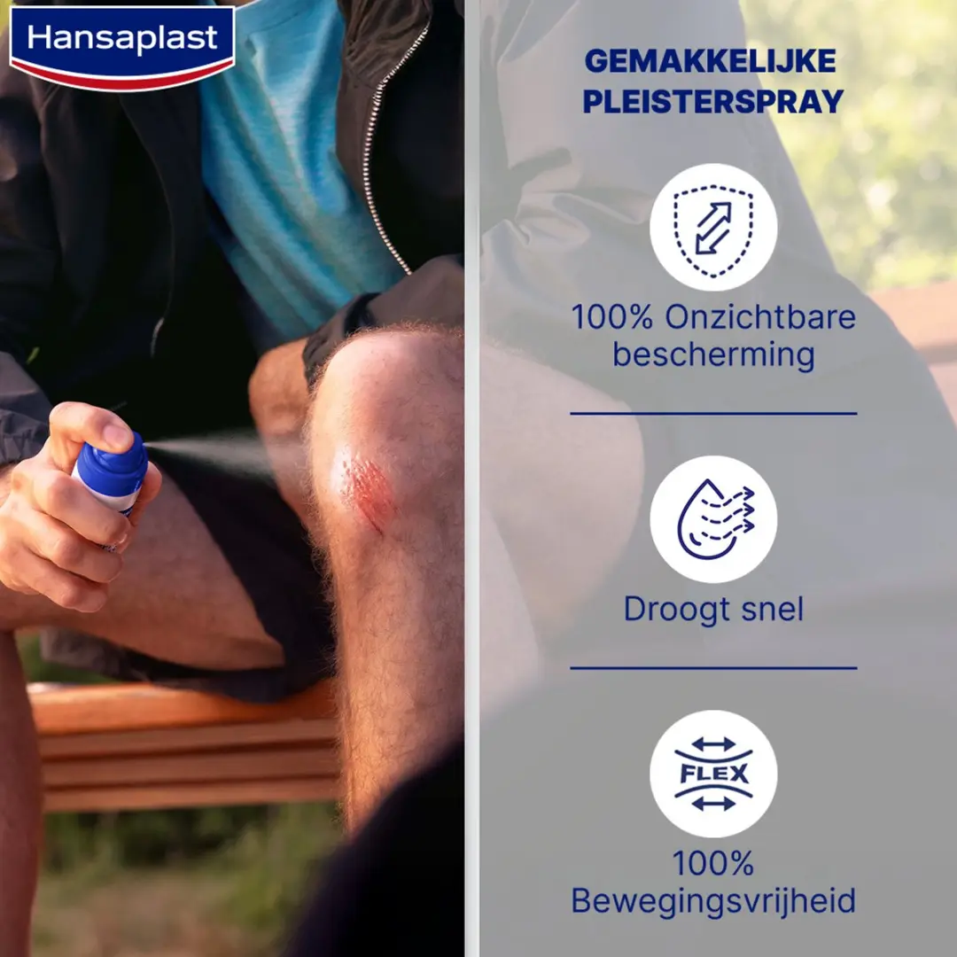 Hansaplast Second Skin Spray Pleister 40ml - Transparant