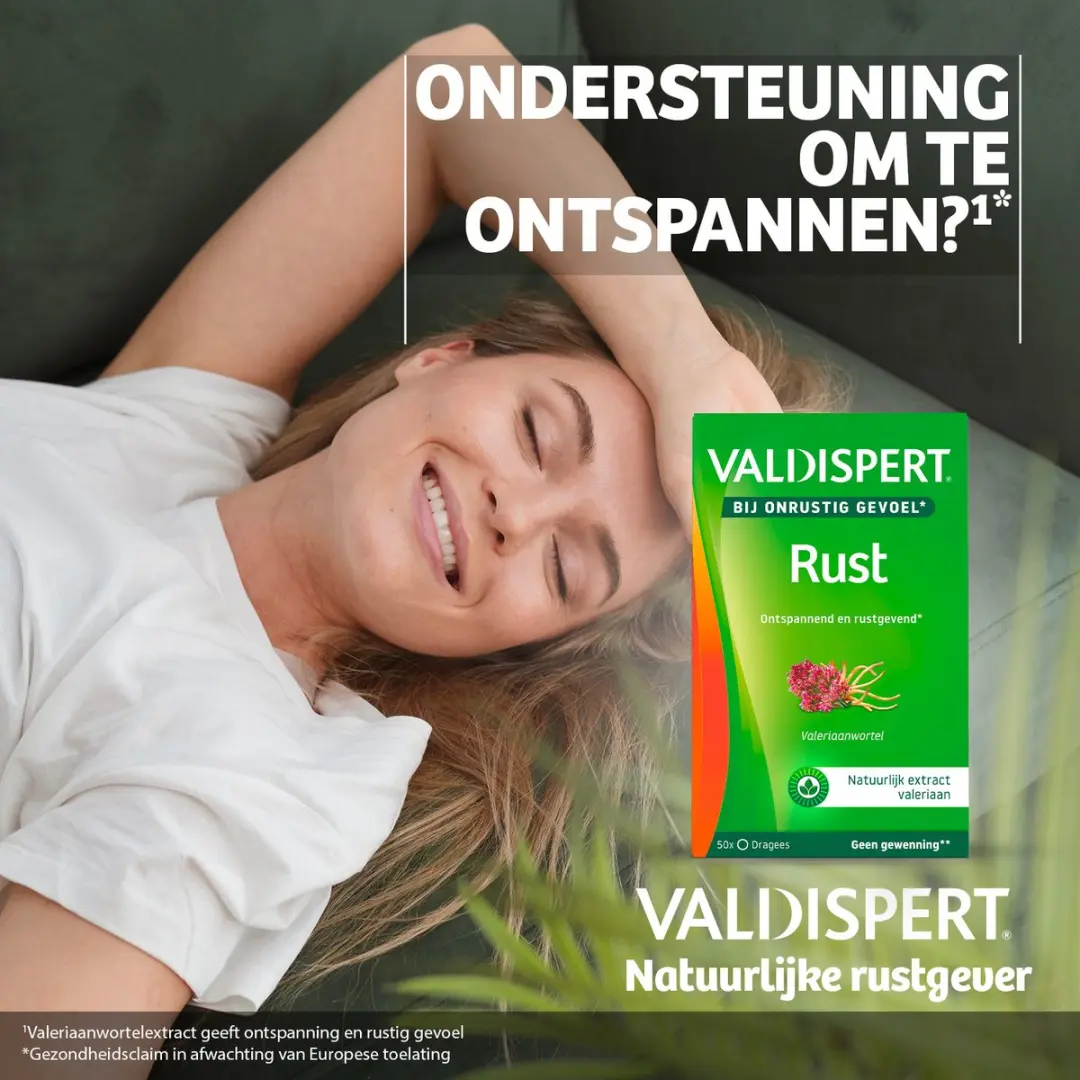Valdispert Rust Valeriaan 50 Tabletten - 23g