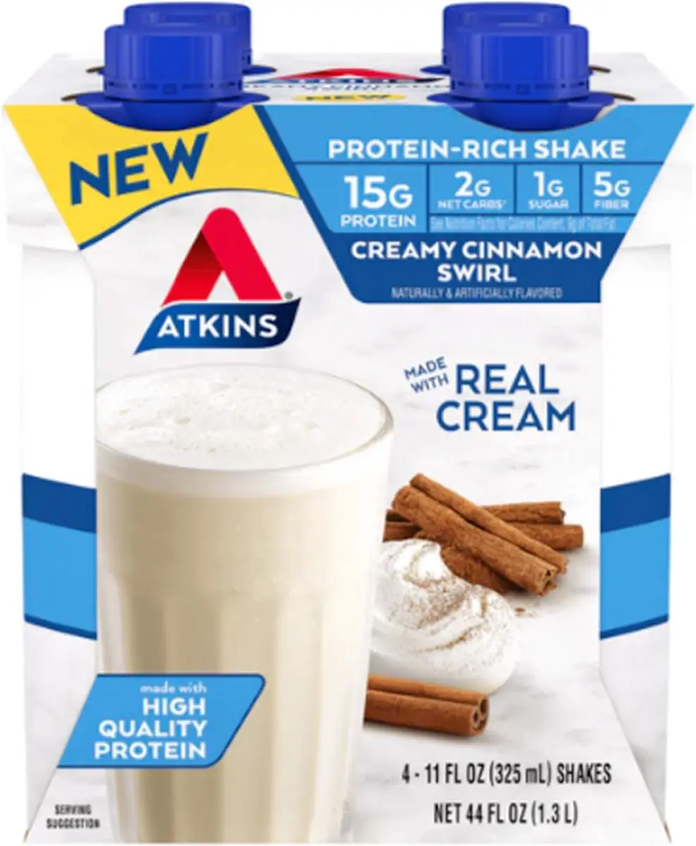 Atkins Protein Shake Creamy Cinnamon Swirl 325ml