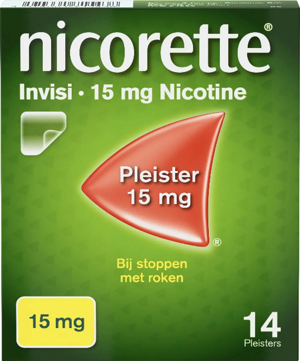 Nicorette Invisi Pleisters 15mg