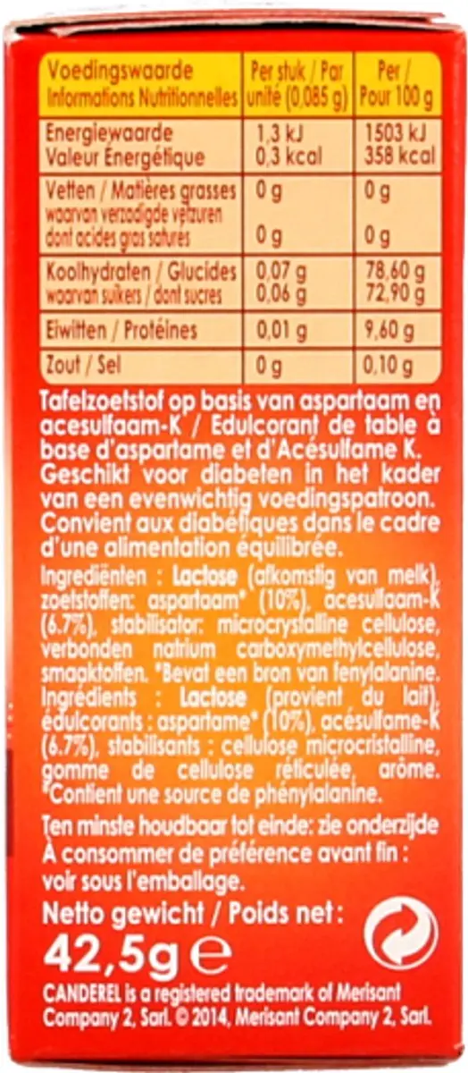 Canderel Navul Zoetjes 500g