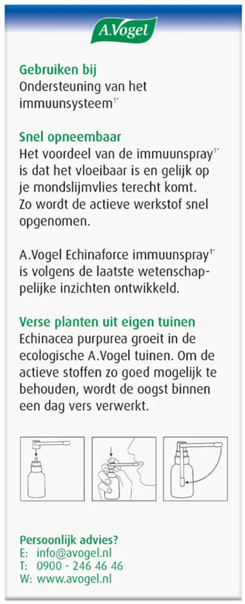 A.Vogel Echinaforce Immuunspray 2x30ml