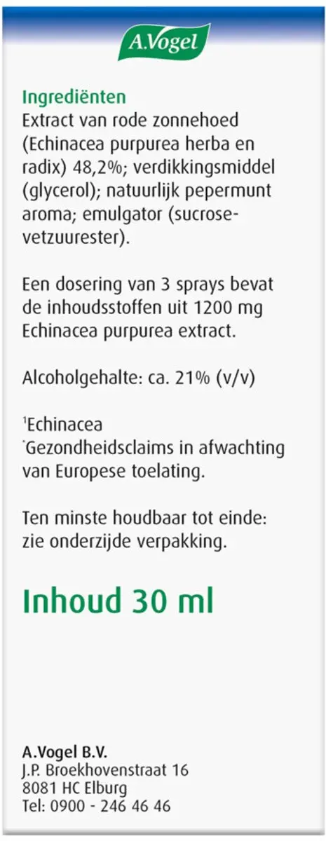 A.Vogel Echinaforce Immuunspray 2x30ml