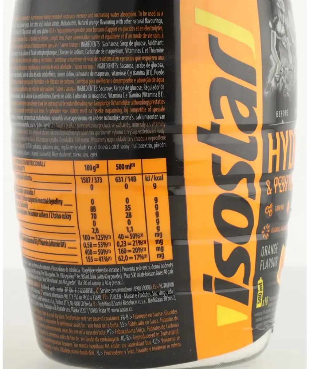 Isostar Hydrate & Perform Orange - 3x400g Voordeelverpakking