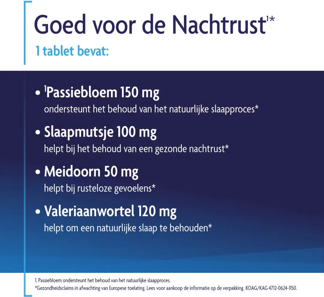 Shiepz Nachtrust 8 uur - 30 Tabletten