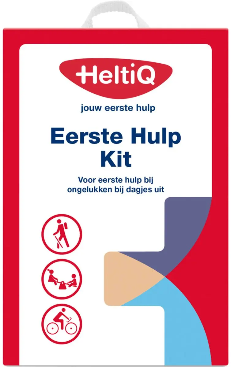 HeltiQ Eerste Hulp Kit Rood - 29 Stuks