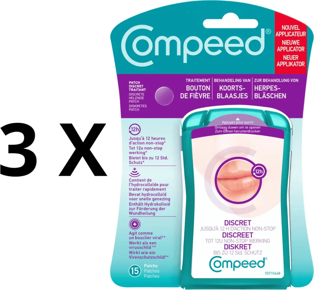 Compeed Patch Koortsblaasjes TriPack 45 Stuks