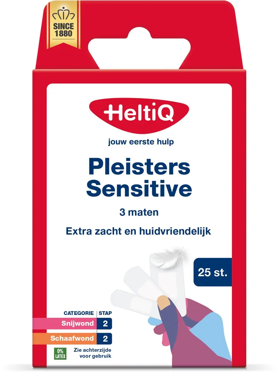 Heltiq Pleisters Sensitive 25 Stuks