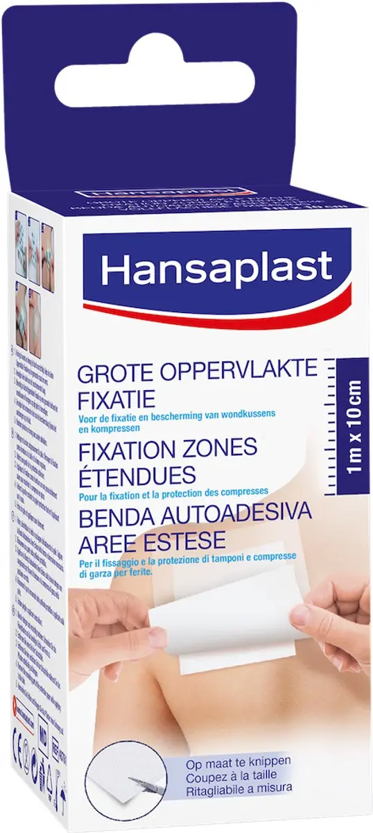 Hansaplast Fixatierol Eilandpleister 10cmx1m - Wit