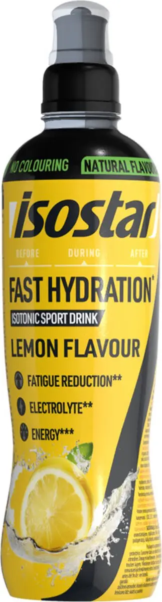 Isostar Fast Hydration Lemon 500ml - 3 Stuks