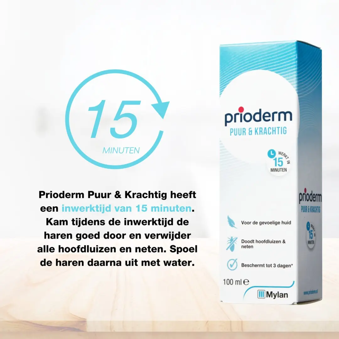 Prioderm Puur & Krachtig Anti-luis Lotion 100ml - o.a. gevoelige huid