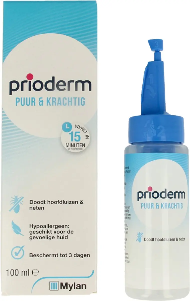 Prioderm Puur & Krachtig Anti-luis Lotion 100ml - o.a. gevoelige huid