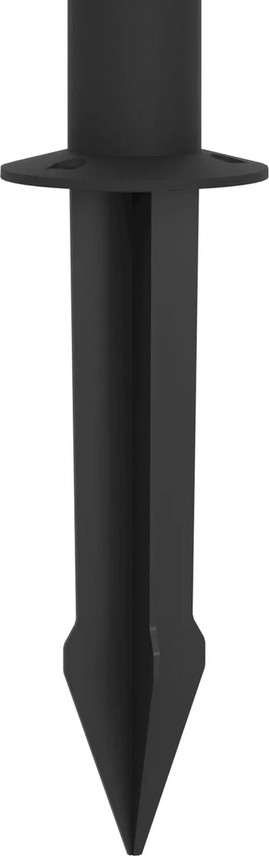 Eglo Pantete Solar Staande Buitenlamp LED 65cm - Zwart/Wit