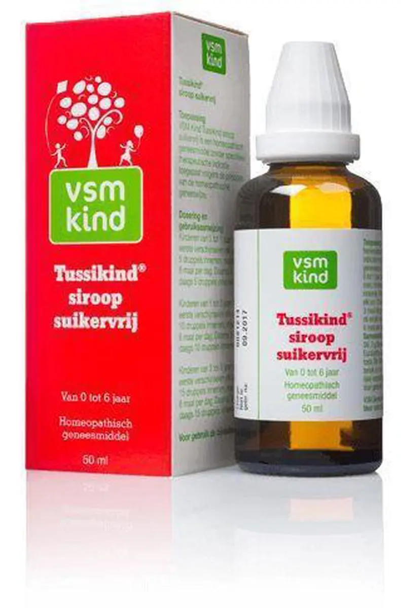 VSM Tussikind Siroop Suikervrij 50ml