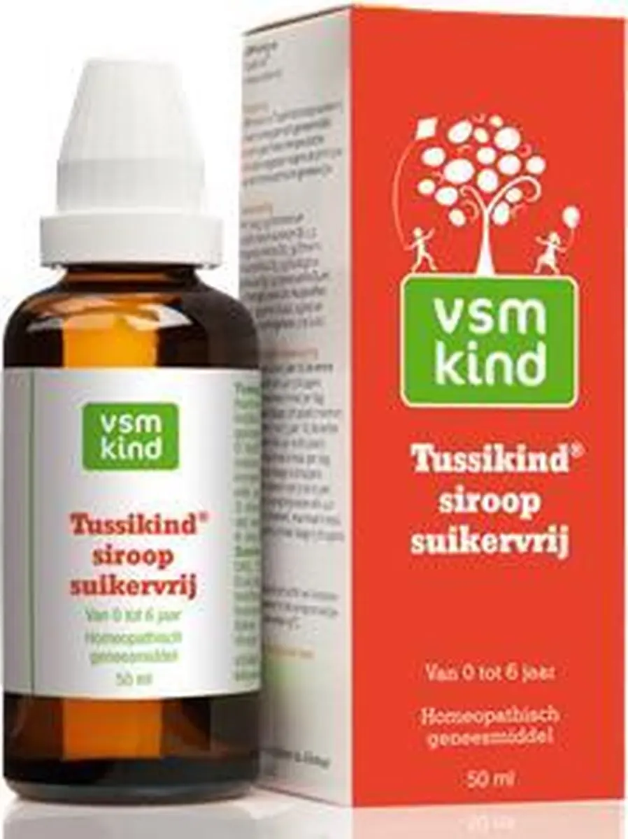 VSM Tussikind Siroop Suikervrij 50ml