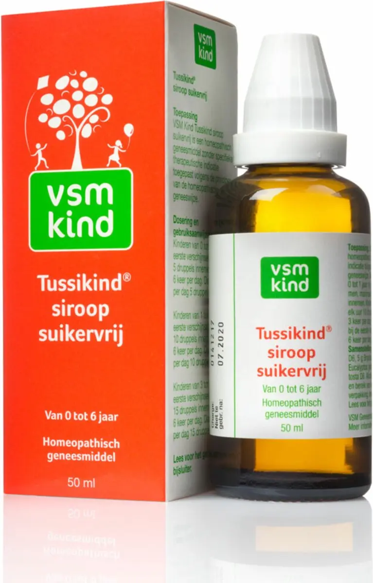 VSM Tussikind Siroop Suikervrij 50ml