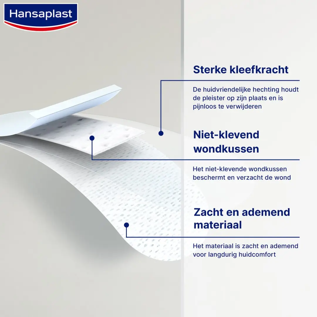 Hansaplast Sensitive 3XL Pleisters 10x15cm - 5 Stuks