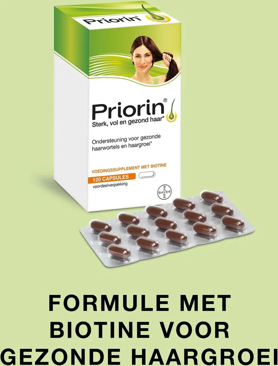 Priorin Capsules 120 Stuks - Haarvitamines met Biotine