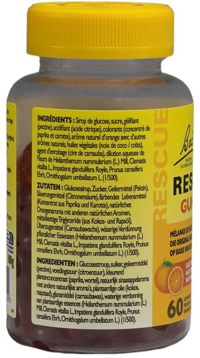 Bach Rescue Gummies 60 Stuks
