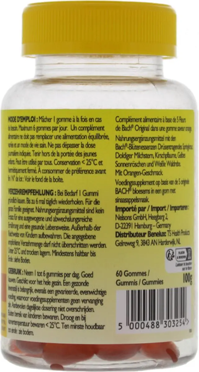 Bach Rescue Gummies 60 Stuks