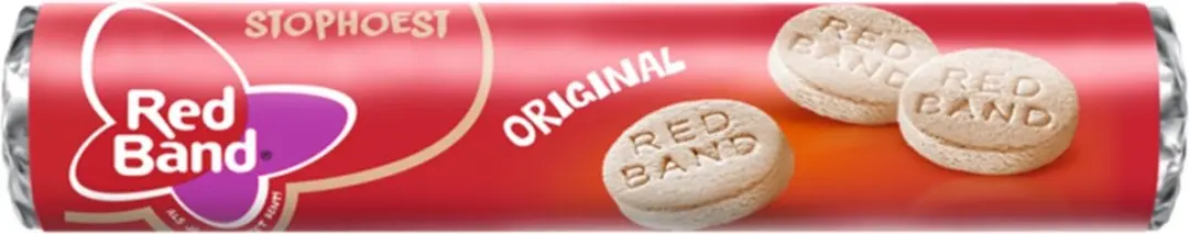 Red Band Stophoest Keelpastilles Zoethout & Menthol - 36 Rollen