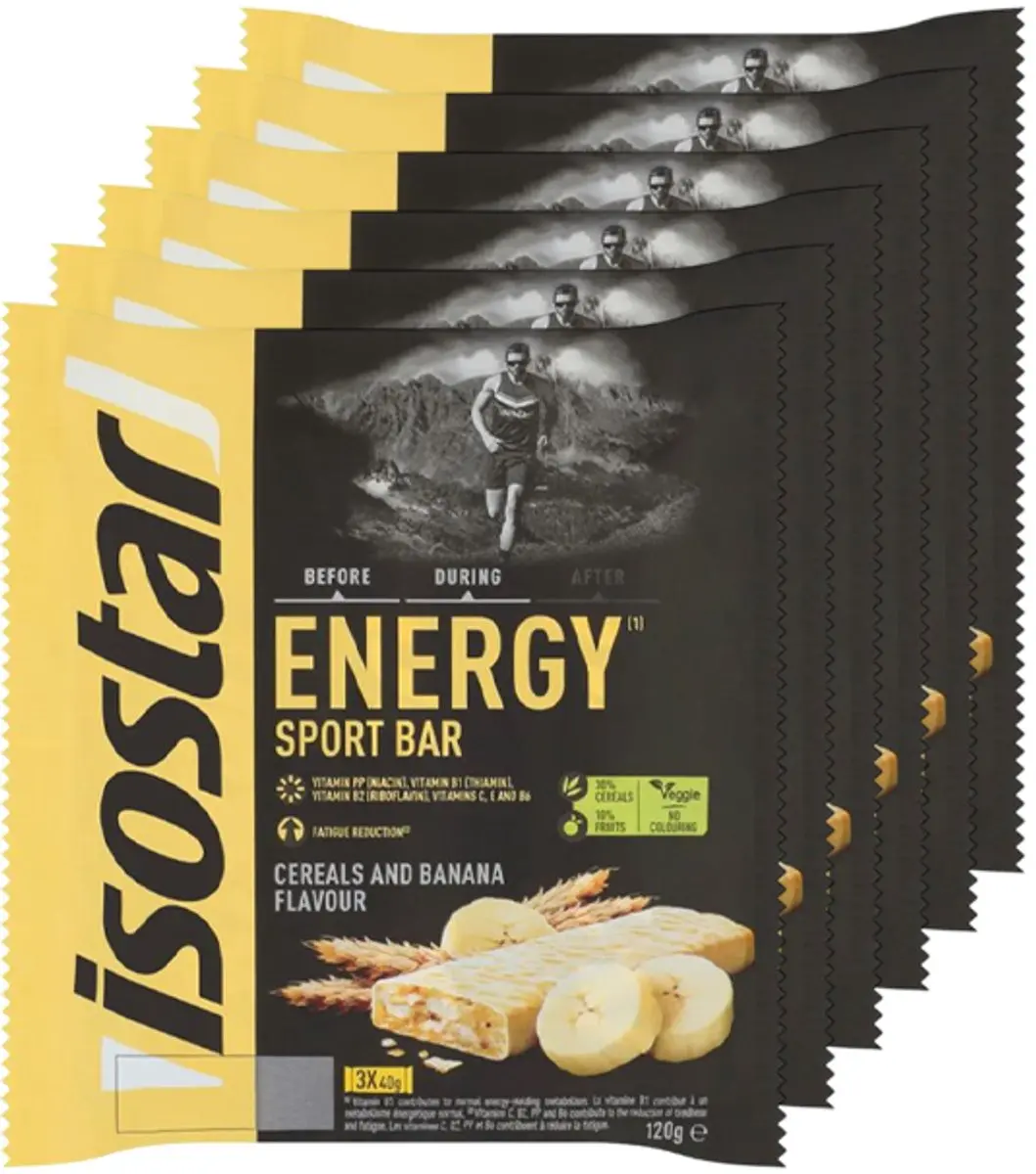 Isostar Energy Sport Bar Banana 6x40g