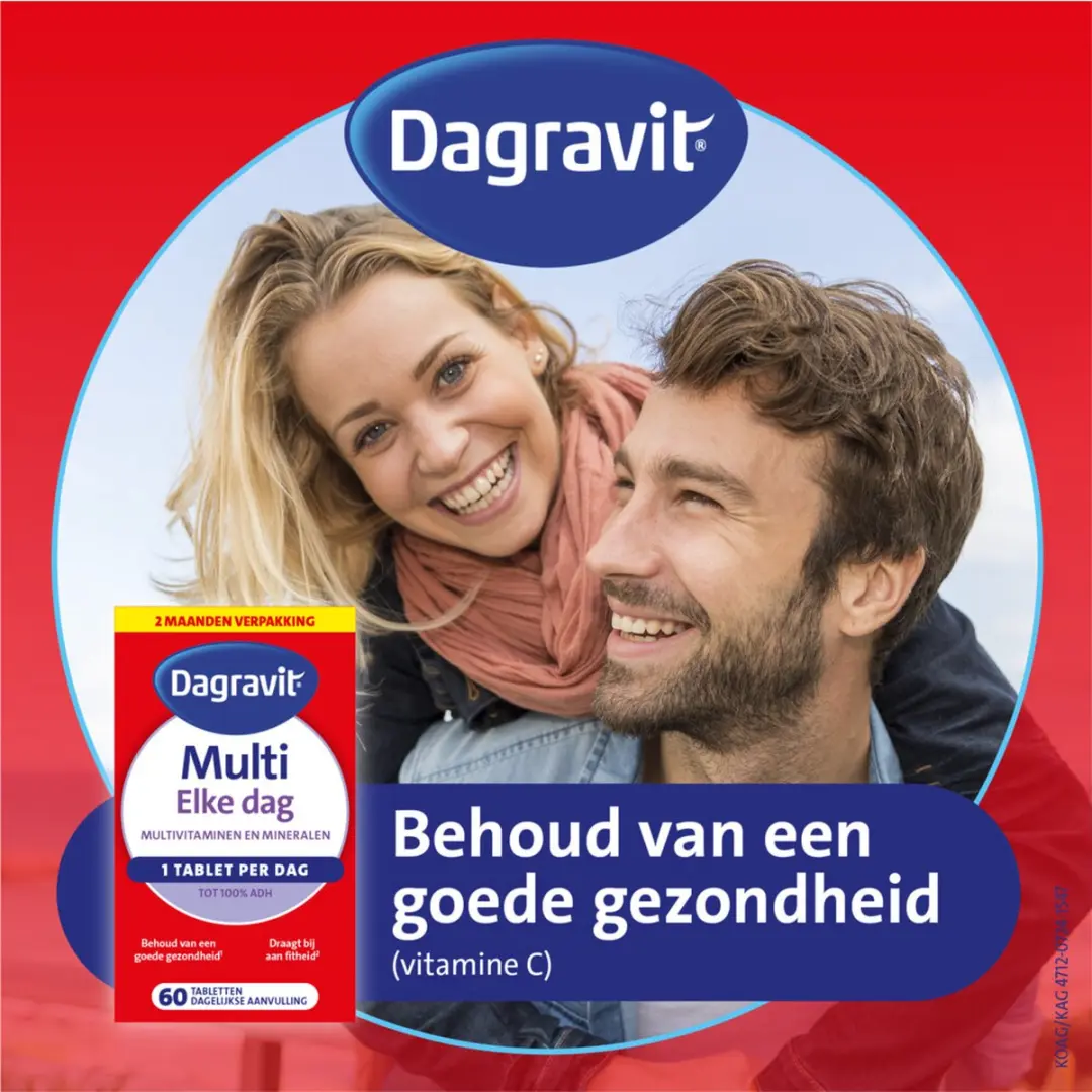 Dagravit Multi Elke Dag 180 tabletten - 3x60