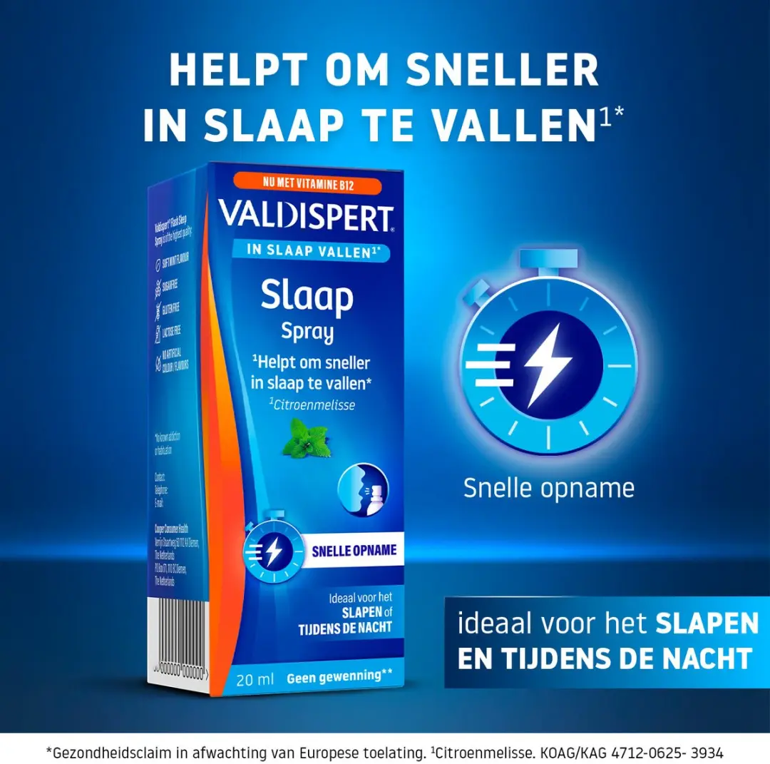 Valdispert Slaap Spray Citroenmelisse 20ml