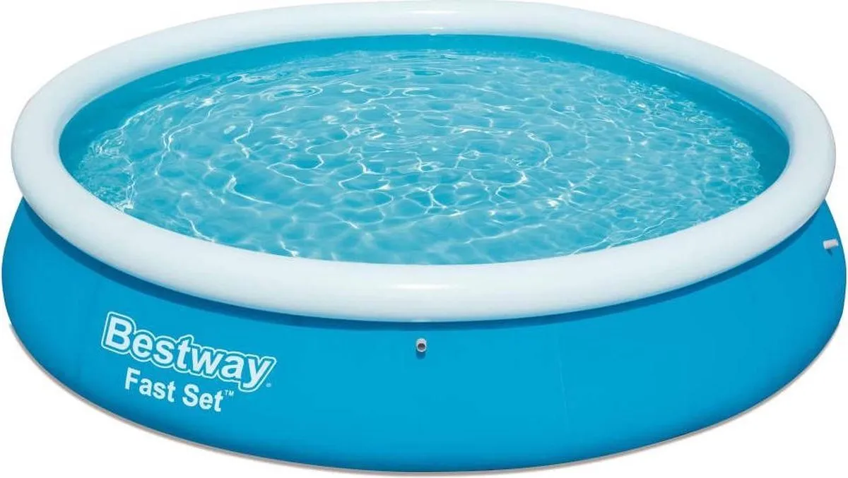 Bestway Fast Set Opblaasbaar Zwembad 366x76cm - Blauw