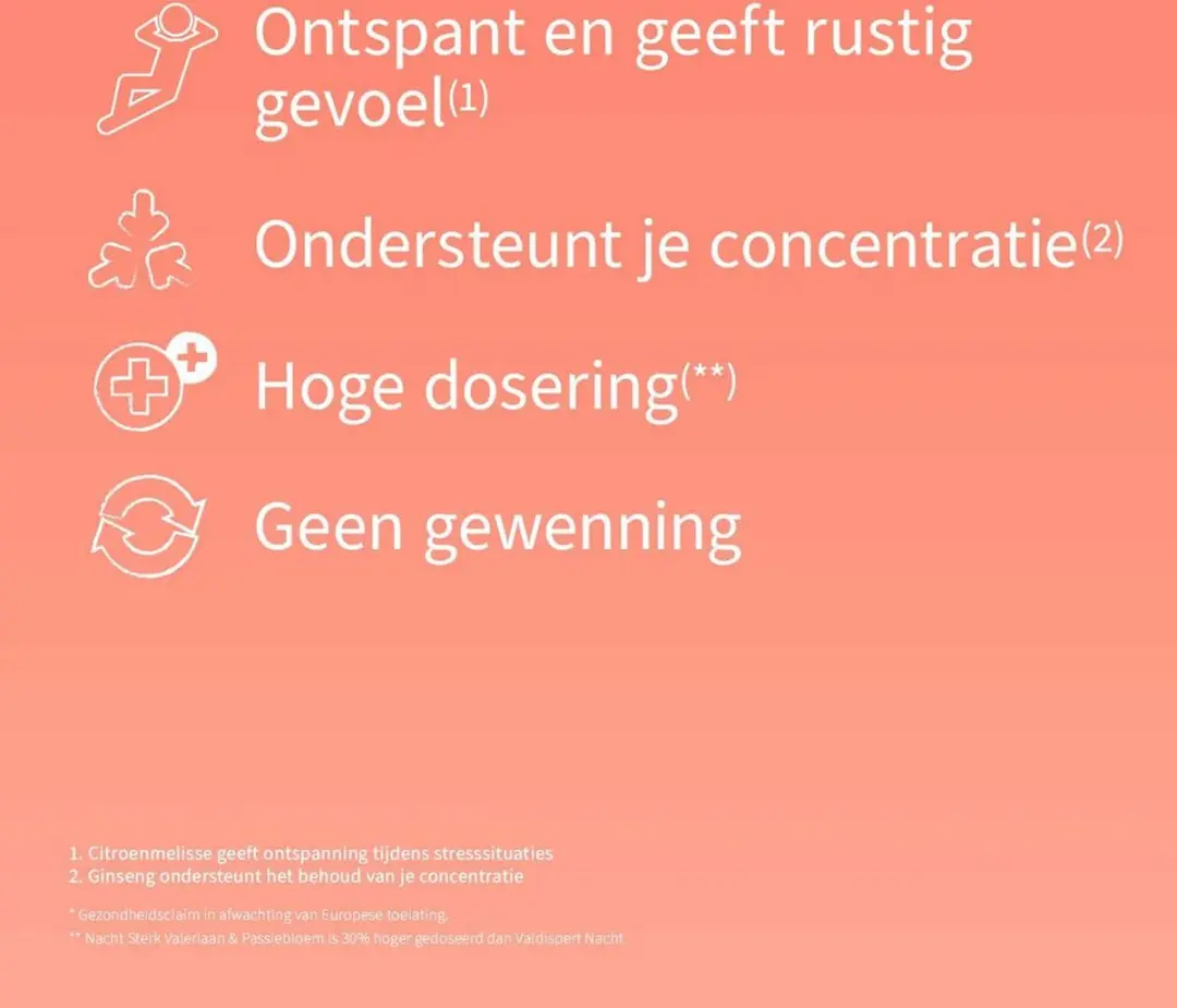 Valdispert Stress Sterk 20 Tabletten