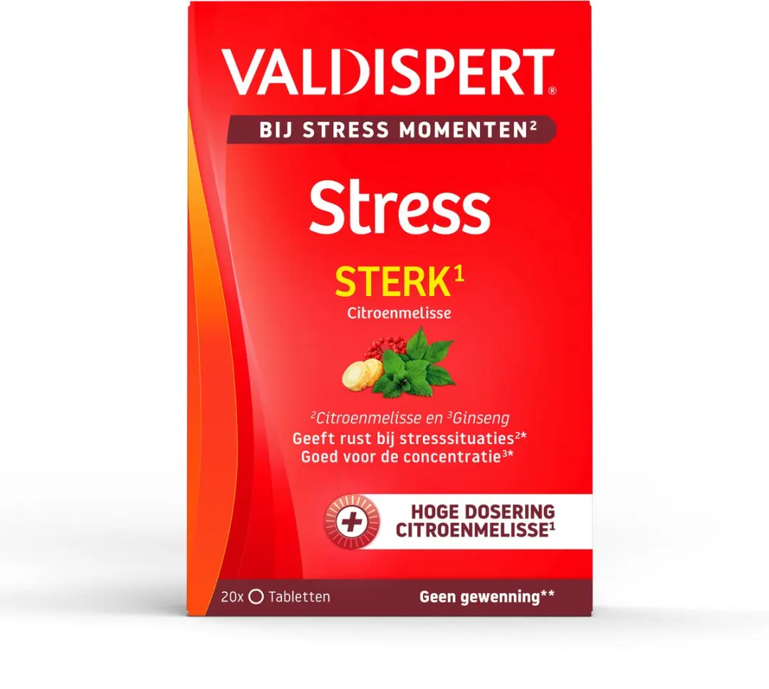 Valdispert Stress Sterk 20 Tabletten