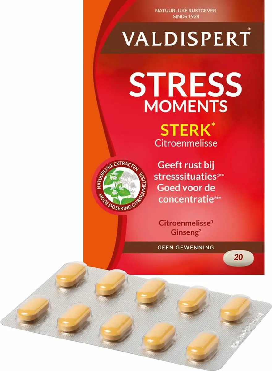 Valdispert Stress Sterk 20 Tabletten
