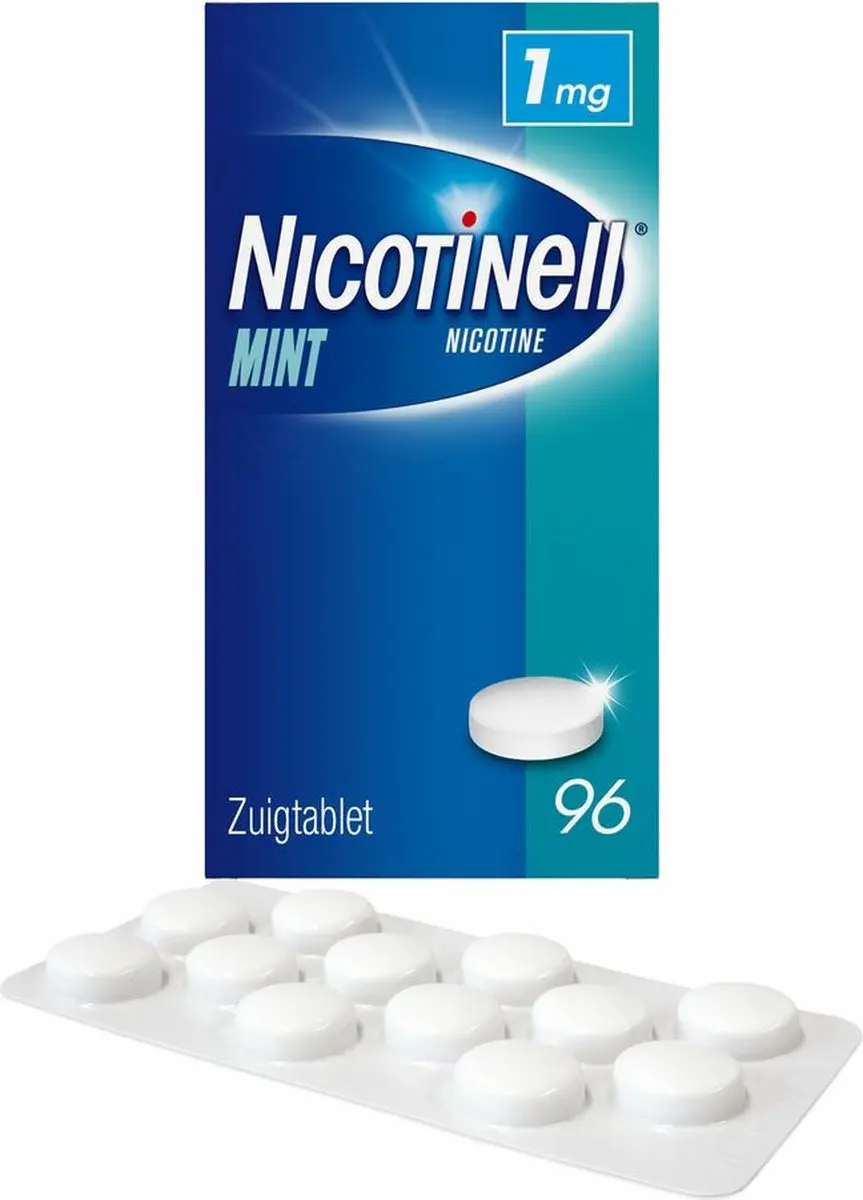 Nicotinell Zuigtabletten Mint 1mg - 96 Stuks