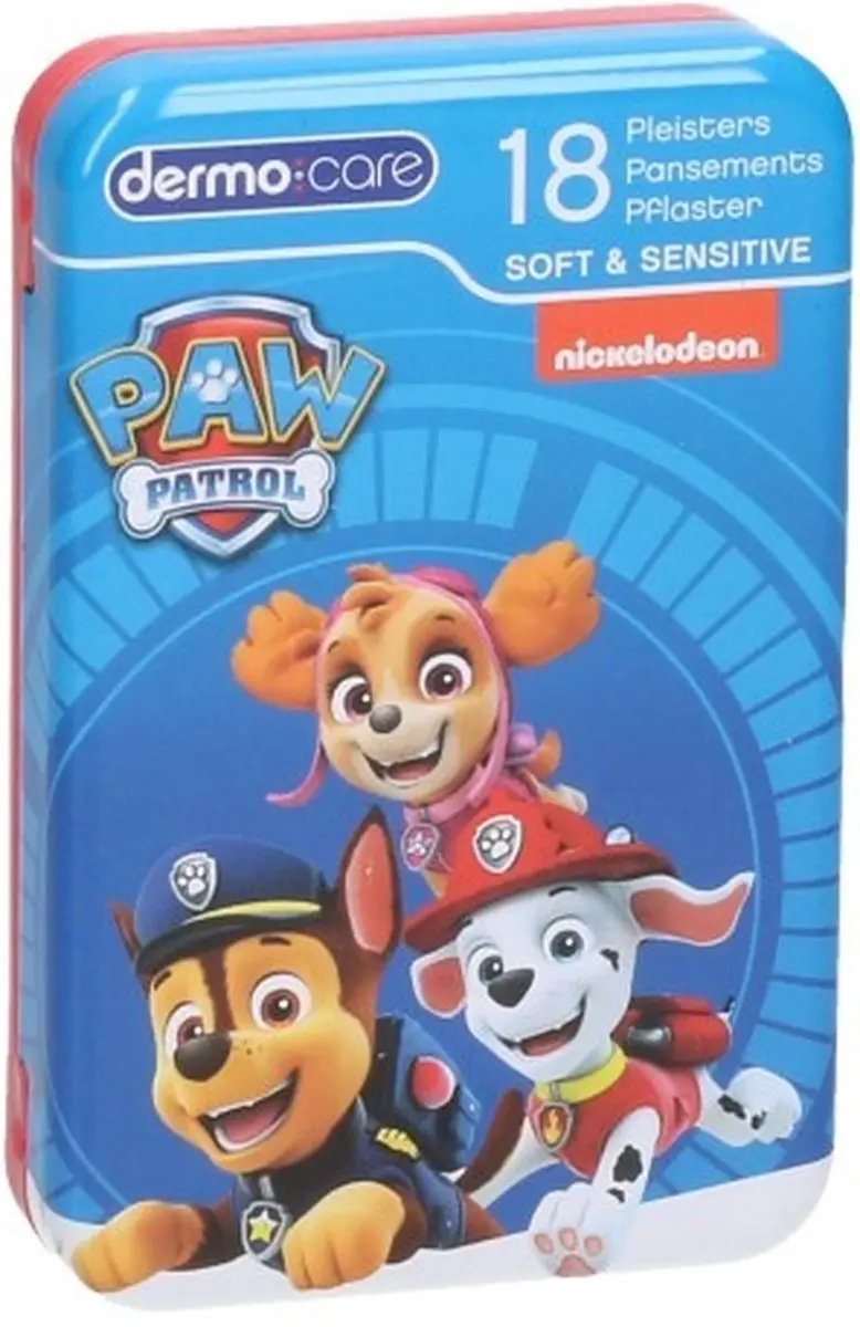 Dermo Care Paw Patrol Pleisters - 18 Stuks