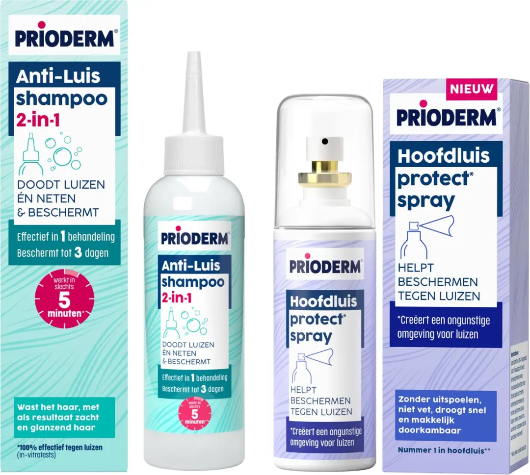 Prioderm Hoofdluisbescherming Bundel